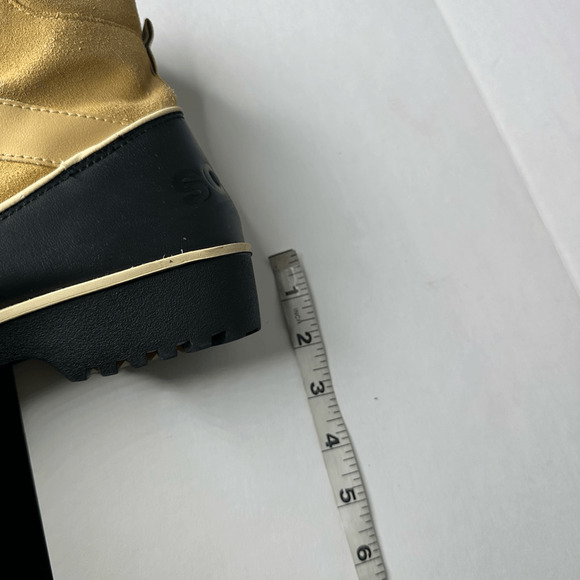 SOREL Tivoli II Snow Boot women's 9.5 curry tan suede winter waterproof snow - Picture 8 of 9